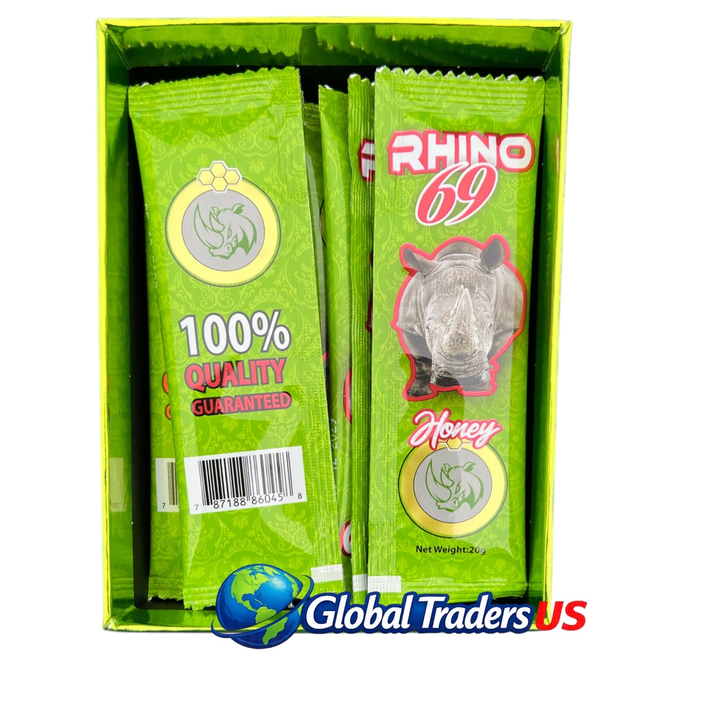 Rhino 69 Honey – Super Long Lasting Male Performance Booster | All-Day Energy & Stamina