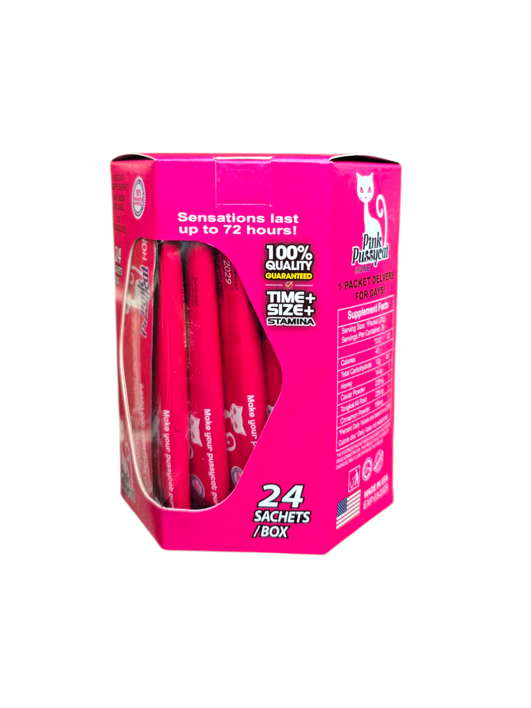 Pink Kitty Honey – 24 Sachets for Women