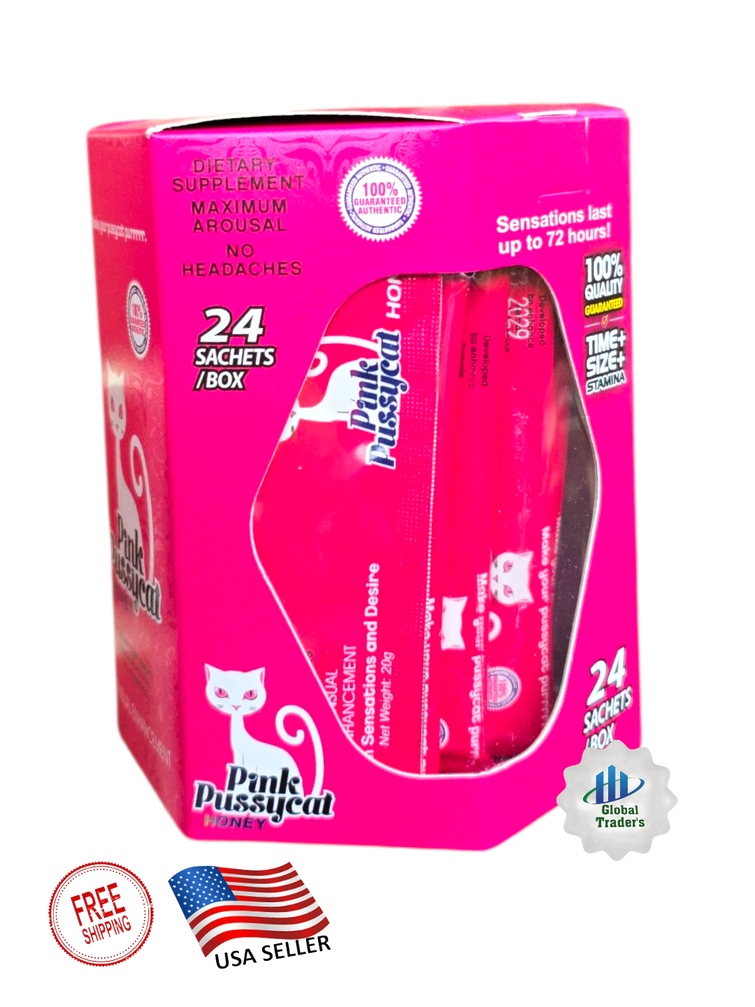 Pink Kitty Honey – 24 Sachets for Women