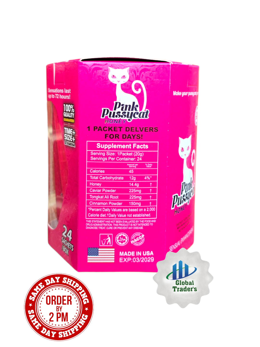 Pink Kitty Honey – 24 Sachets for Women
