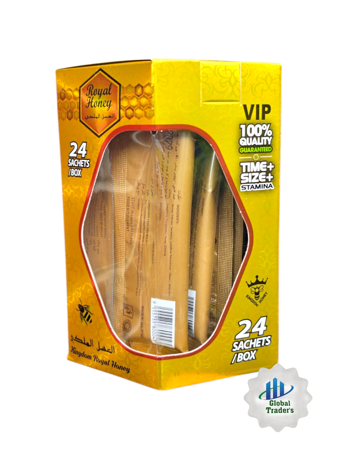 Royal Honey Sachet – 24 Count Box | Premium Vitality & Energy Formula