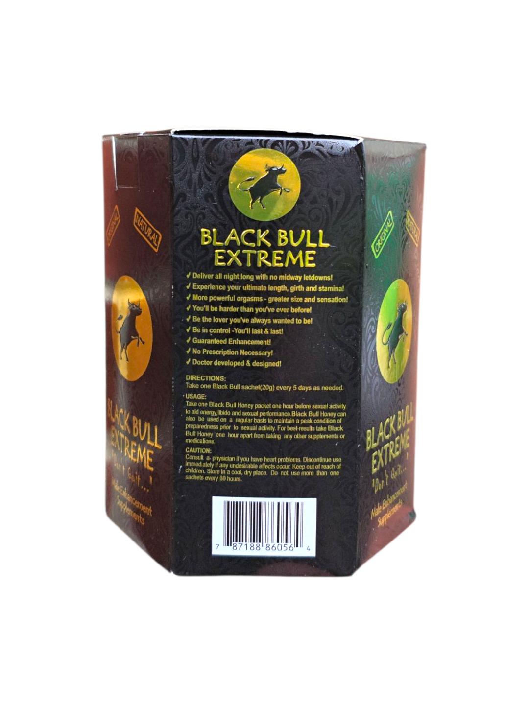 Black Bull Extreme Honey – Extra Strength Stamina & Energy Booster (24 packs)
