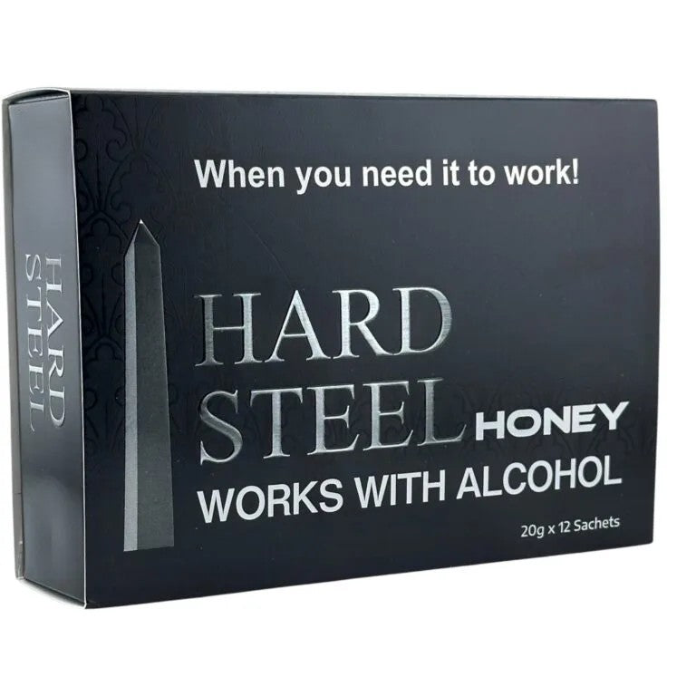 Hard Steel Honey Herbal Gel Sachets – Premium Honey Formula (12 Pack)