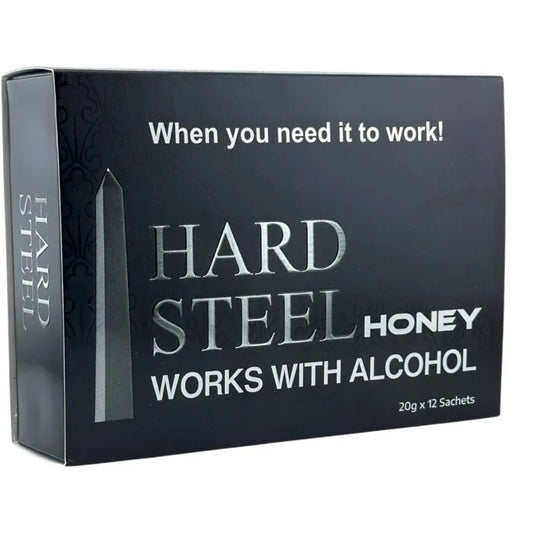 Hard Steel Honey Herbal Gel Sachets – Premium Honey Formula (12 Pack)