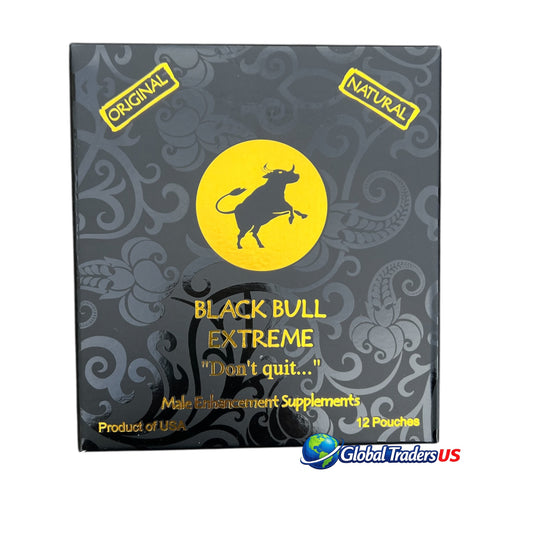 Black Bull Extreme Premium Honey – Natural Energy & Performance Booster – 12 Pack