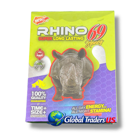 Rhino 69 Honey – Super Long Lasting Male Performance Booster | All-Day Energy & Stamina