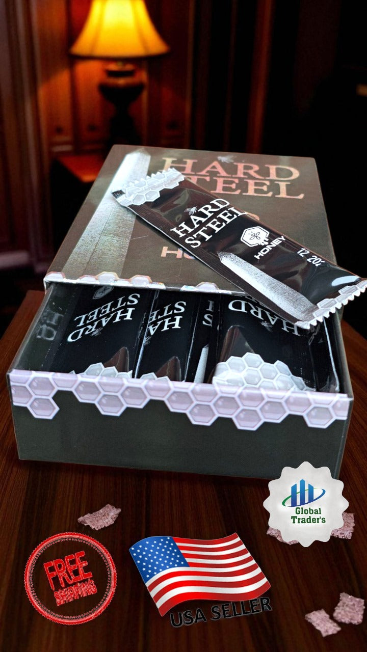 Hard Steel Honey – Extra Strength Performance Formula, 12-Pack