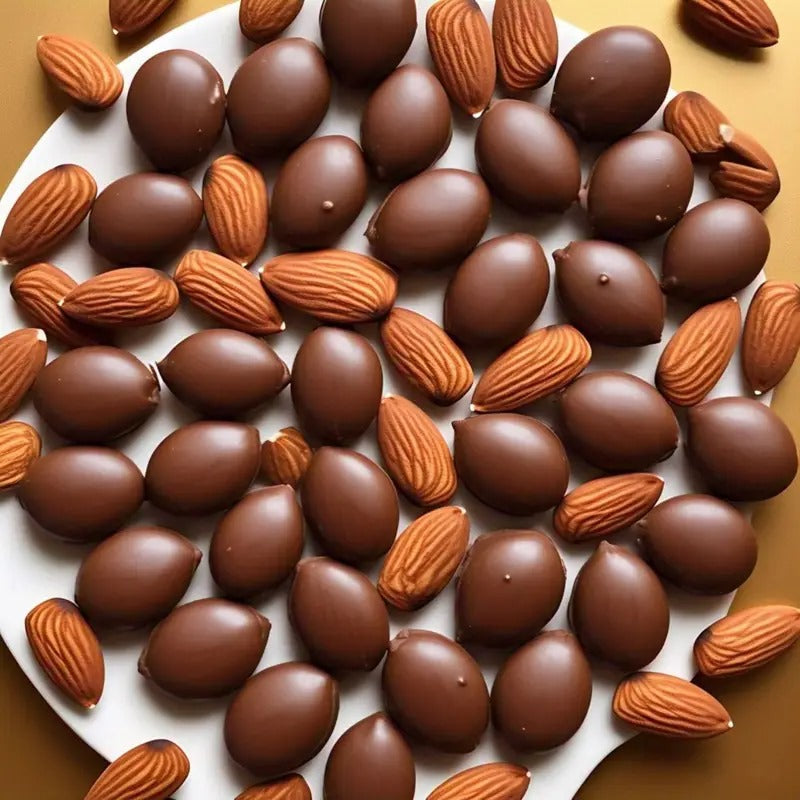 Dark Chocolate Covered Almonds – Healthy Candy Snack