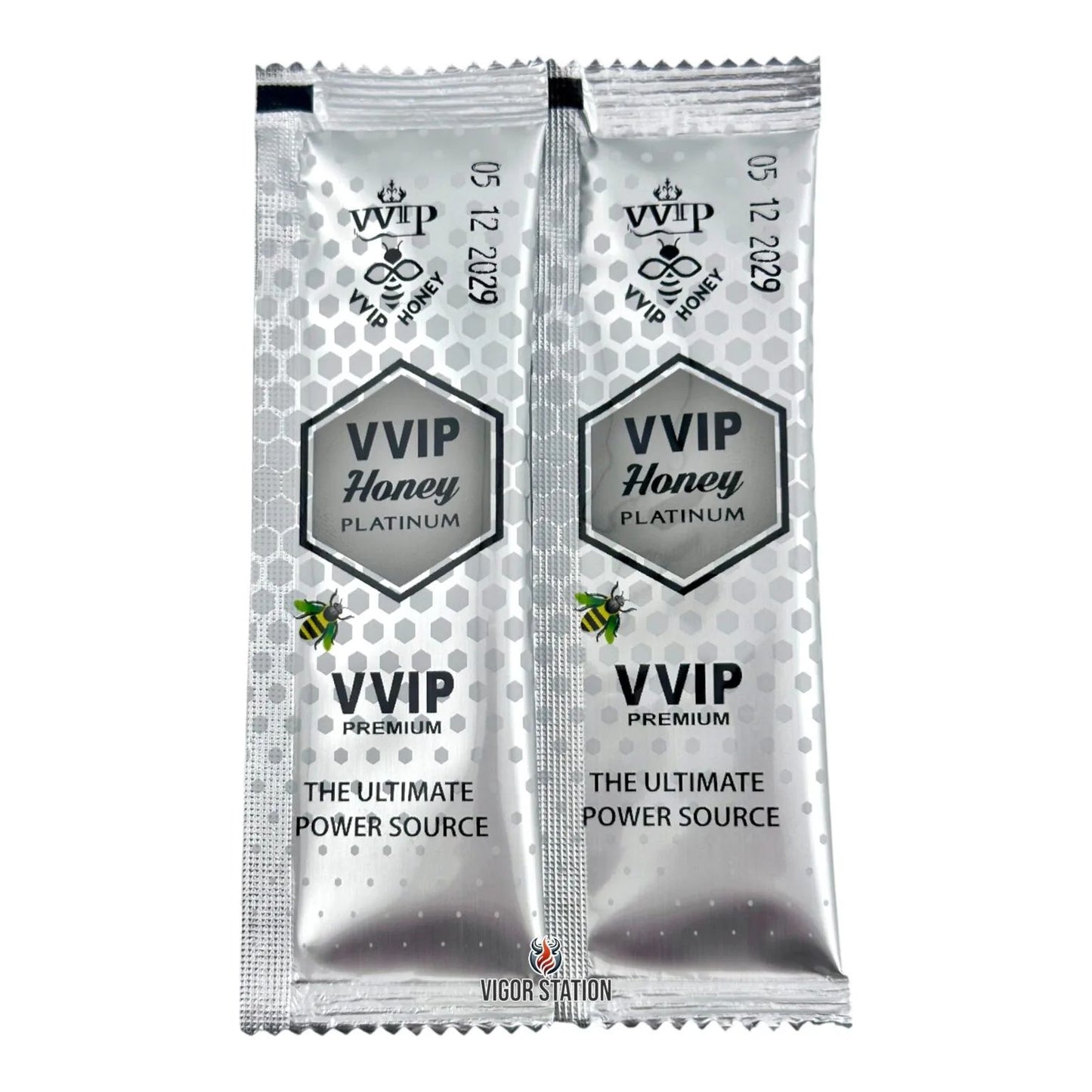 VVIP Honey Platinum Premium Energy & Vitality Honey Sachets (24 Pack)