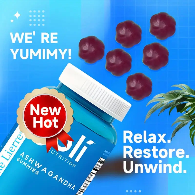 Goli® Ashwagandha & Vitamin D Gummies – 60 Count | KSM-66, Vegan, Gluten-Free, Non-GMO | Stress Relief, Relaxation & Wellness Support – Mixed Berry Flavor