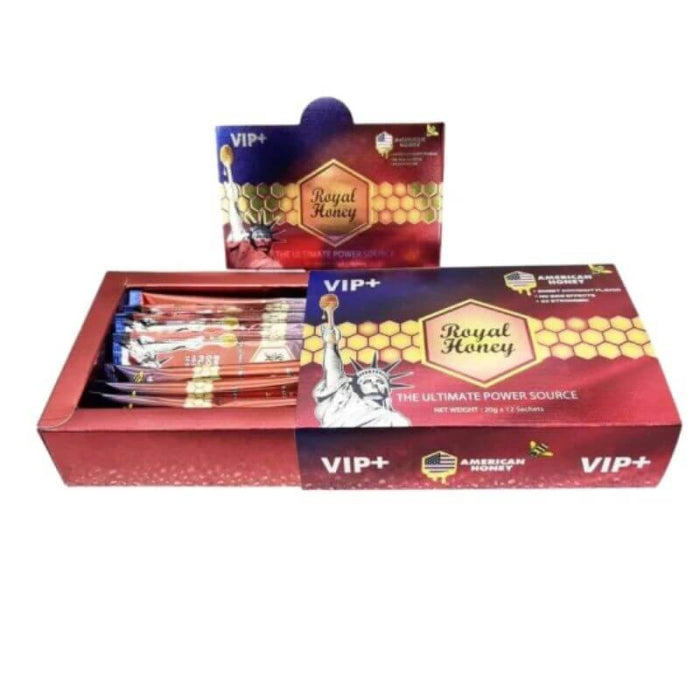 Royal  VIP and American Honey - 12 Counts Per Box - 20 Grams